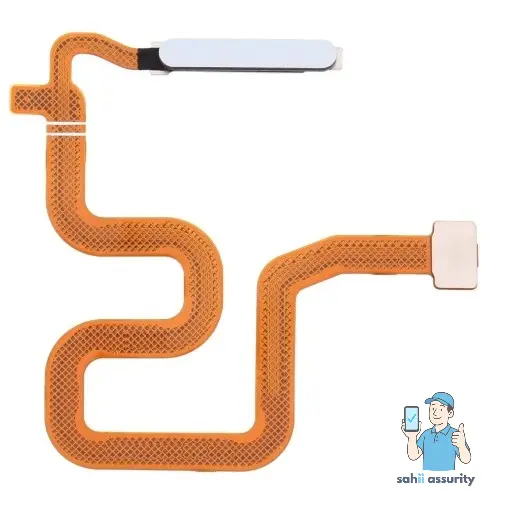 Fingerprint Sensor with Flex Cable for Realme 6 White